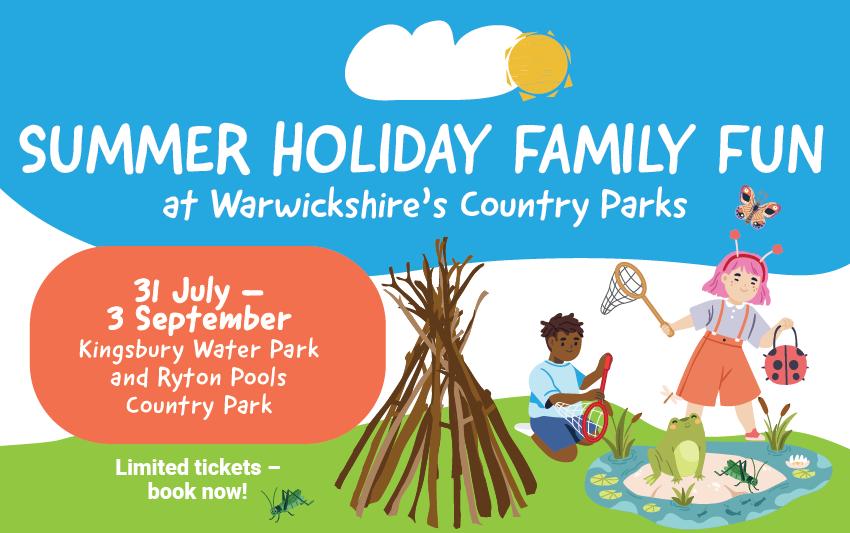Country parks summer holiday 2023 promo