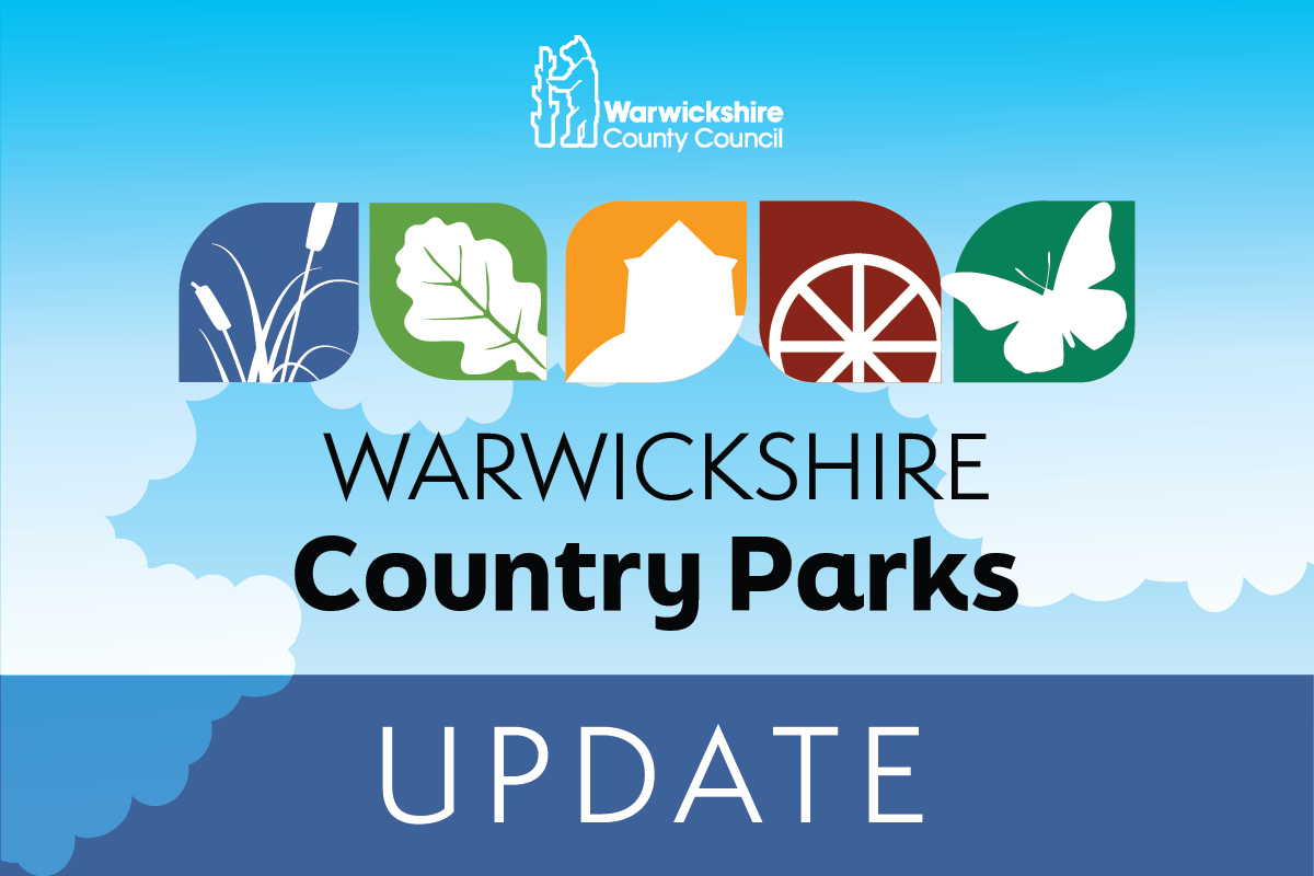 Warwickshire Country Parks update graphic