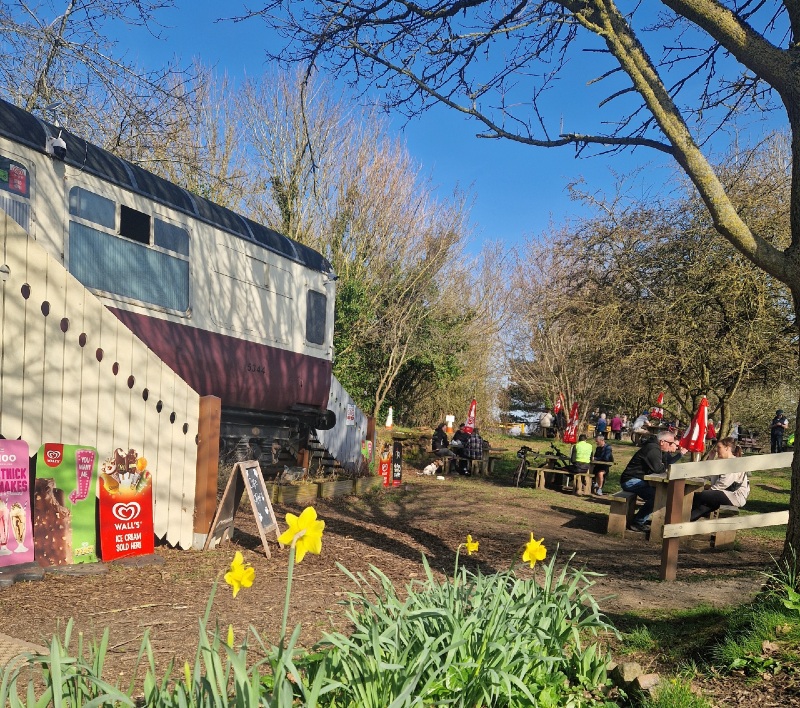 Milcote Station cafe