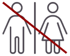 No toilets icon