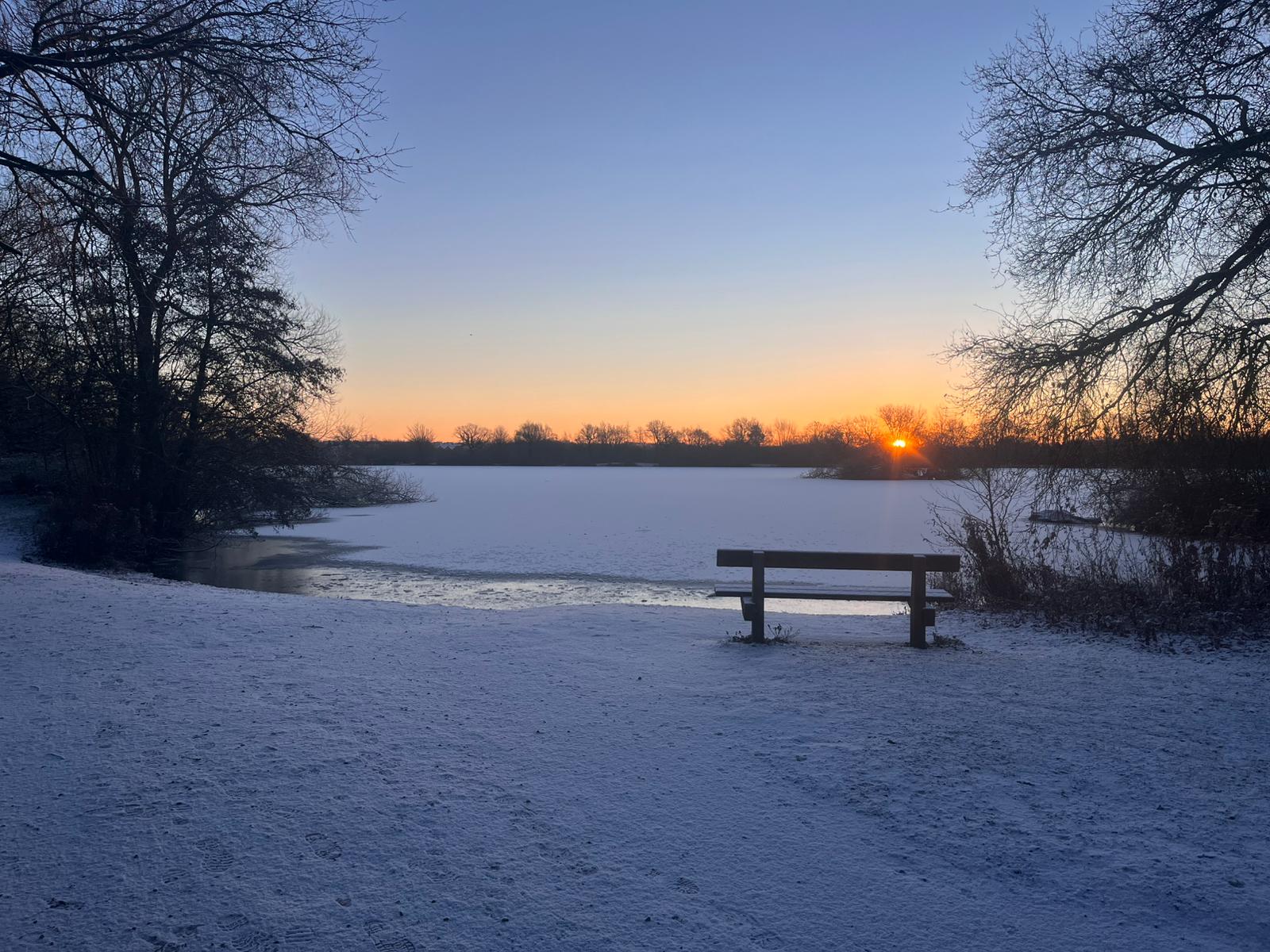 Sunrise at Kingsbury Water Park